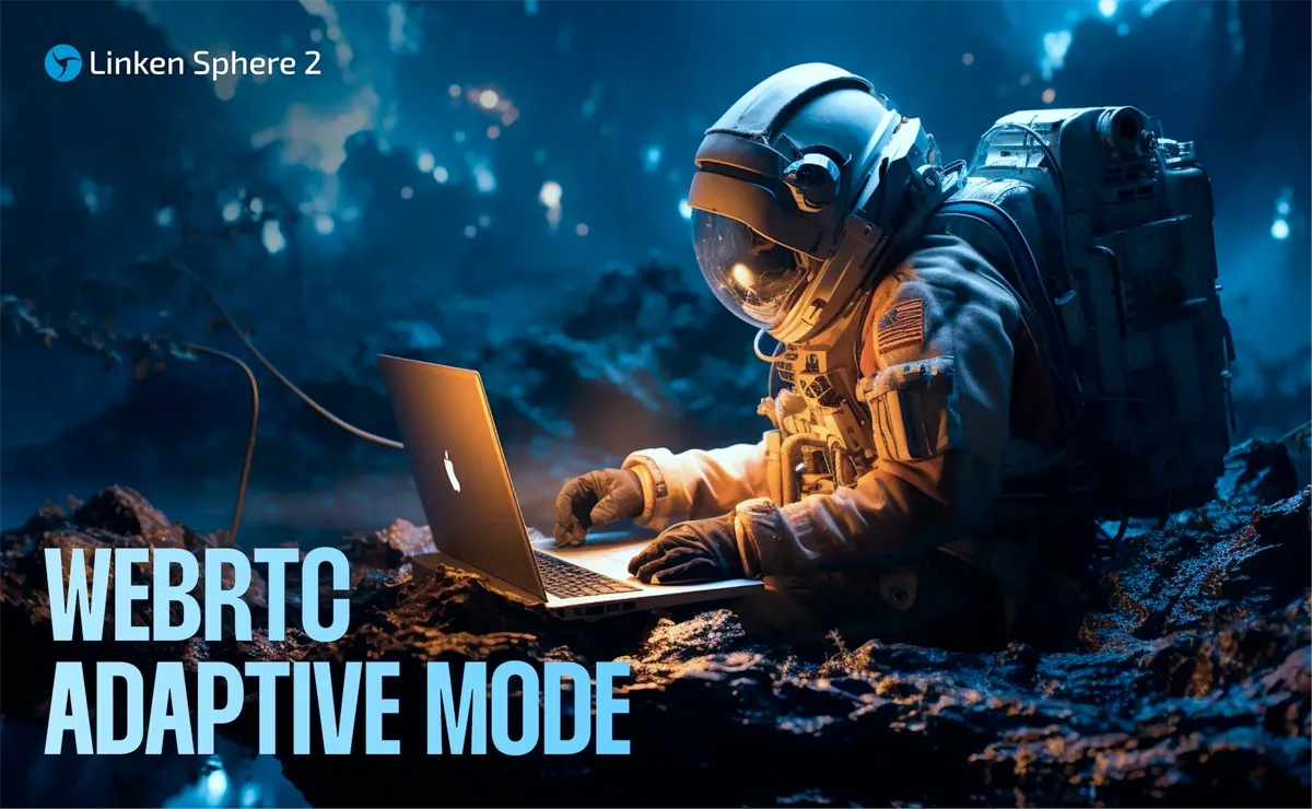 Novo modo de substituição do WebRTC no Linken Sphere